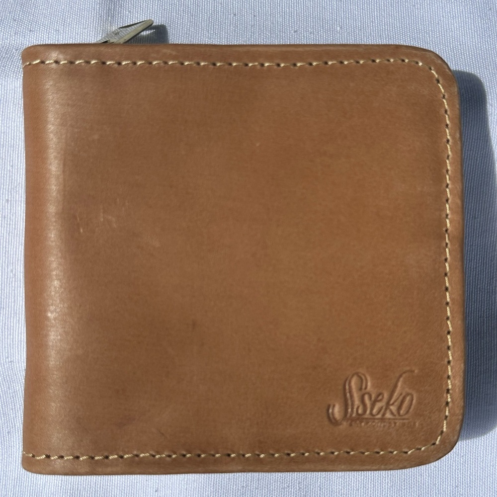 Sseko Tan Leather Wallet